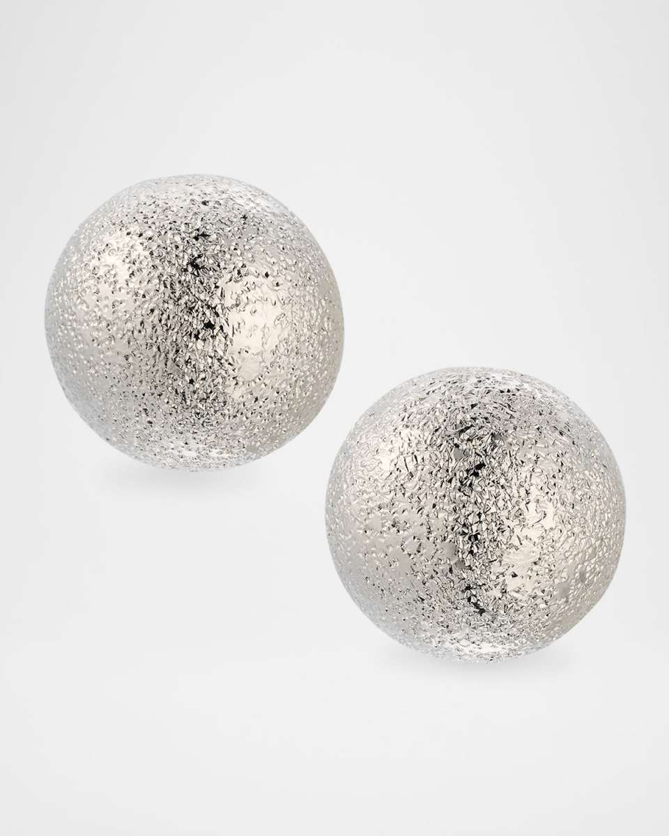 Stardust Button Post Earrings
